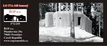 1:72 Lehký objekt vzor 37A-160 lomený (bez terénu)
