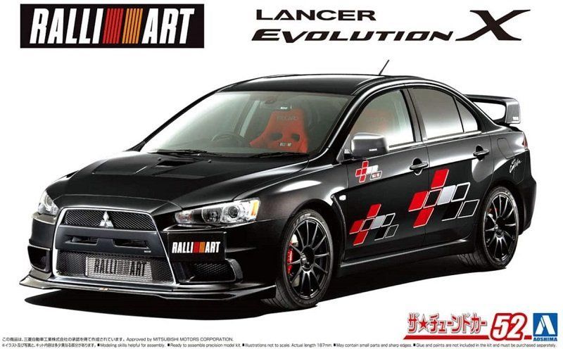1:24 RALLIART CZ4A Lancer Evolution X '07