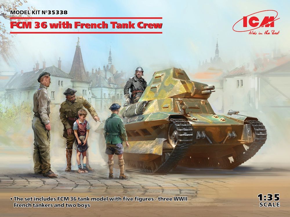 1:35 FCM 36 with French Tank Crew
