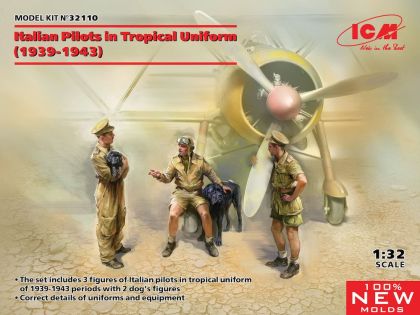 1:32 Italian Pilots in Tropical Uniform (1939-1943)