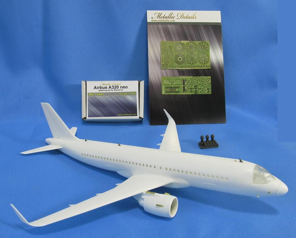 1:144 Detailing set for aircraft model Airbus A320neo