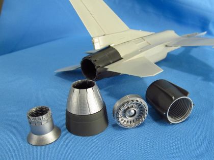 1:48 F-16. Jet nozzle for engine F110 (closed)