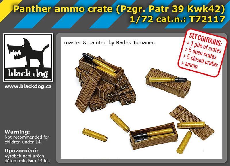 1:72 Panther ammo crate