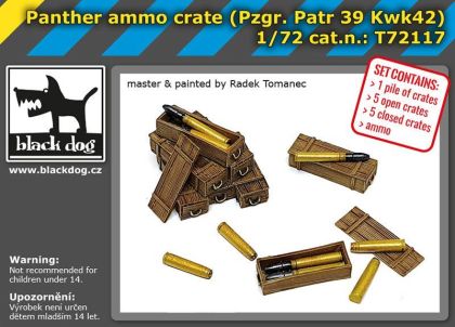 1:72 Panther ammo crate