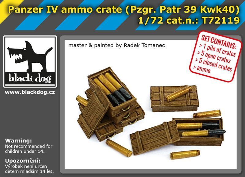 1:72 Panzer IV ammo crate
