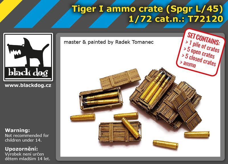 1:72 Tiger I ammo crate