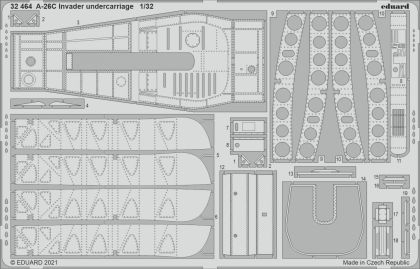 1:32 Douglas A-26C Invader undercarriage