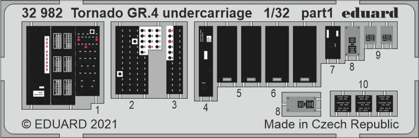 1:32 Panavia Tornado GR.4 undercarriage