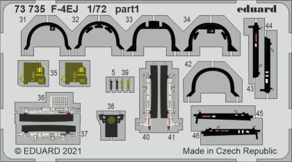 1:72 McDonnell F-4EJ Phantom cockpit and external details