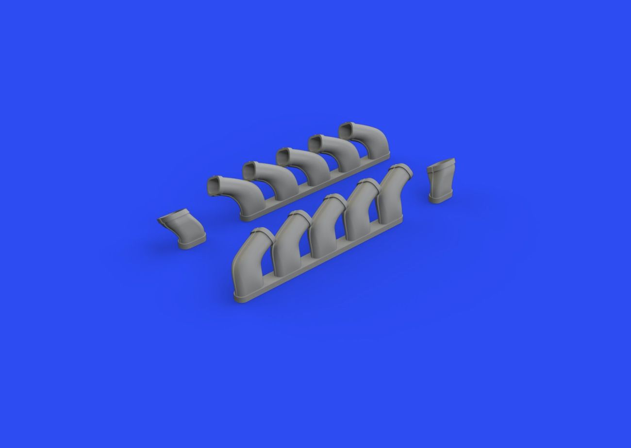 1:48 Ilyushin Il-2 Stormovik exhaust stacks