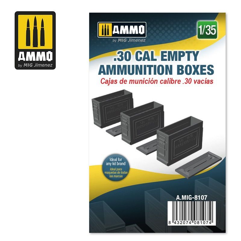 1:35 .30 CAL EMPTY AMMUNITION BOXES