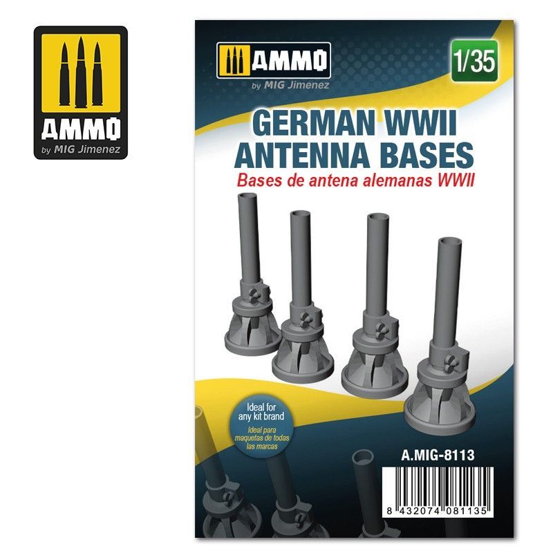 1:35 German WWII Antenna Bases