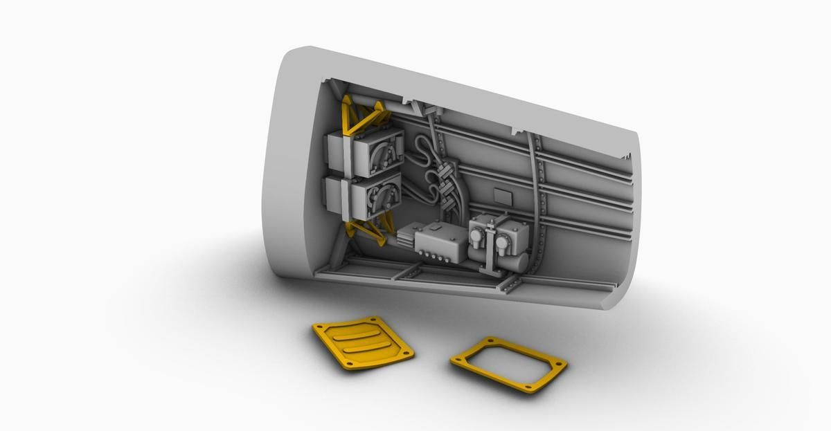 1:72 Messerschmitt Bf 109E FuG VII Radio Equipment