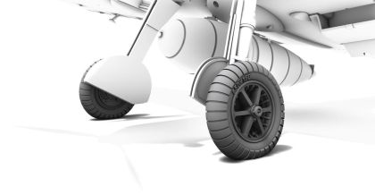 1:72 Messerschmitt Bf 109E Wheels