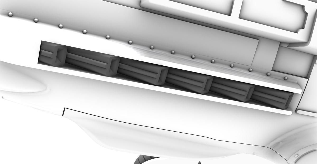 1:72 Messerschmitt Bf 109E Exhausts