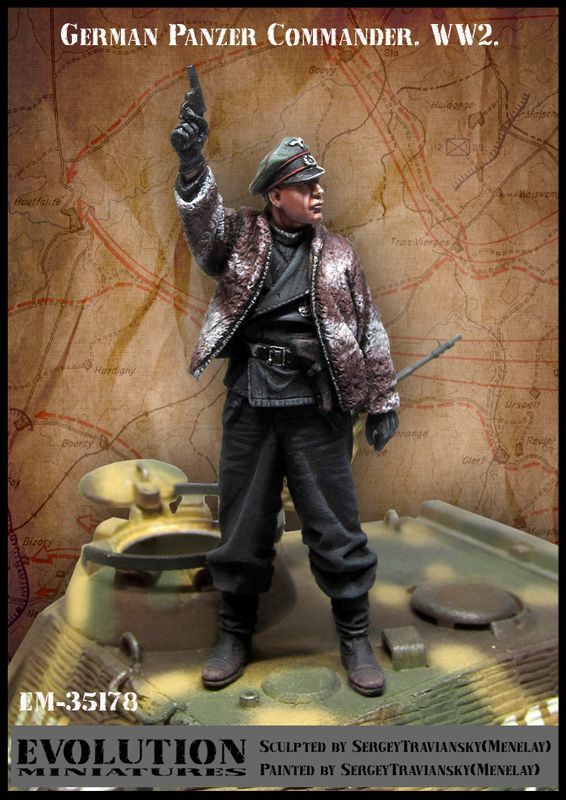 1:35 German Panzer Commander WW2