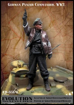 1:35 German Panzer Commander WW2