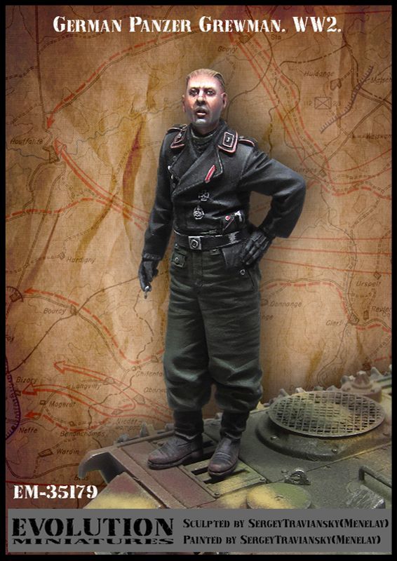 1:35 German Panzer Crewman WW2