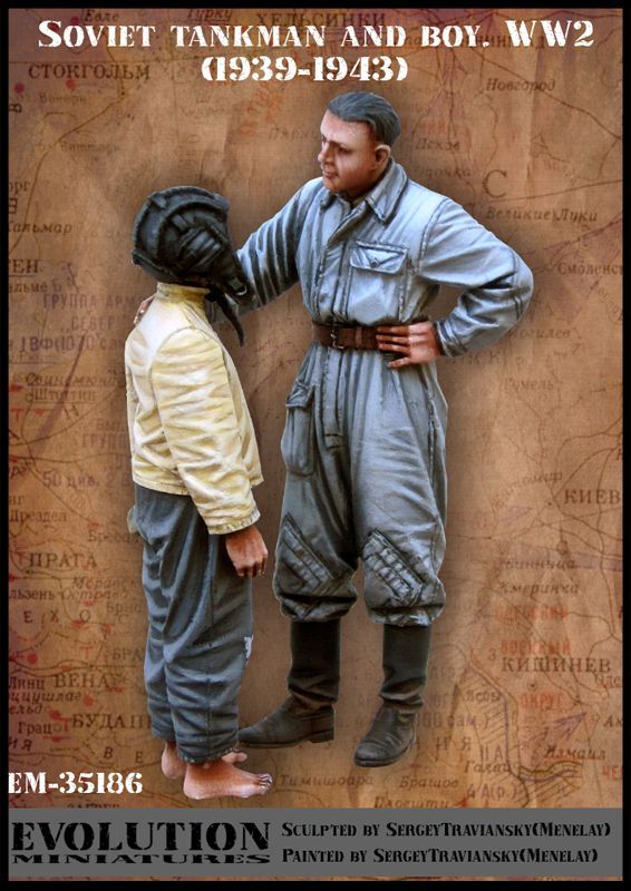 1:35 Soviet Tankman & Boy WW2 (1939-1943)