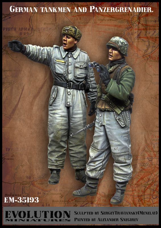 1:35 German Tankman and Panzergrenadier