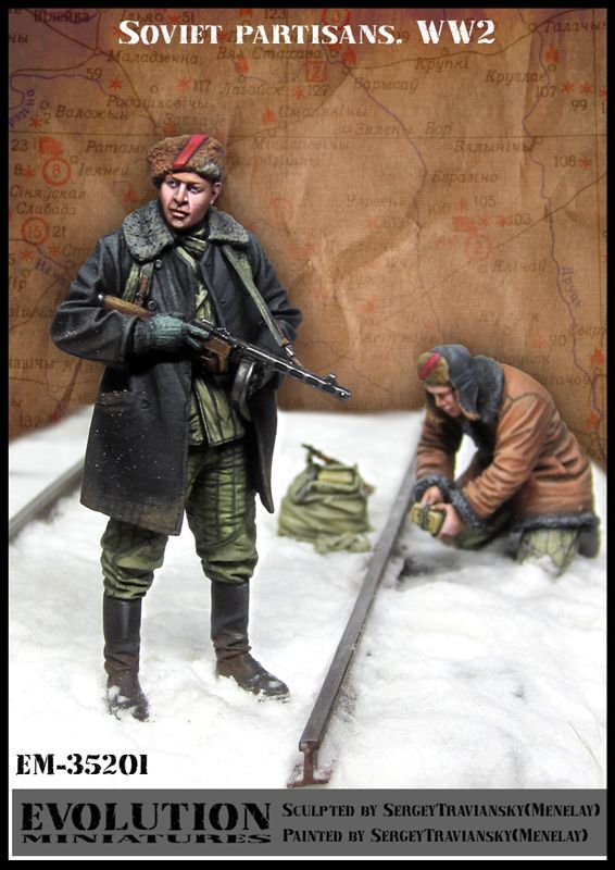 1:35 Soviet partisans. WW2