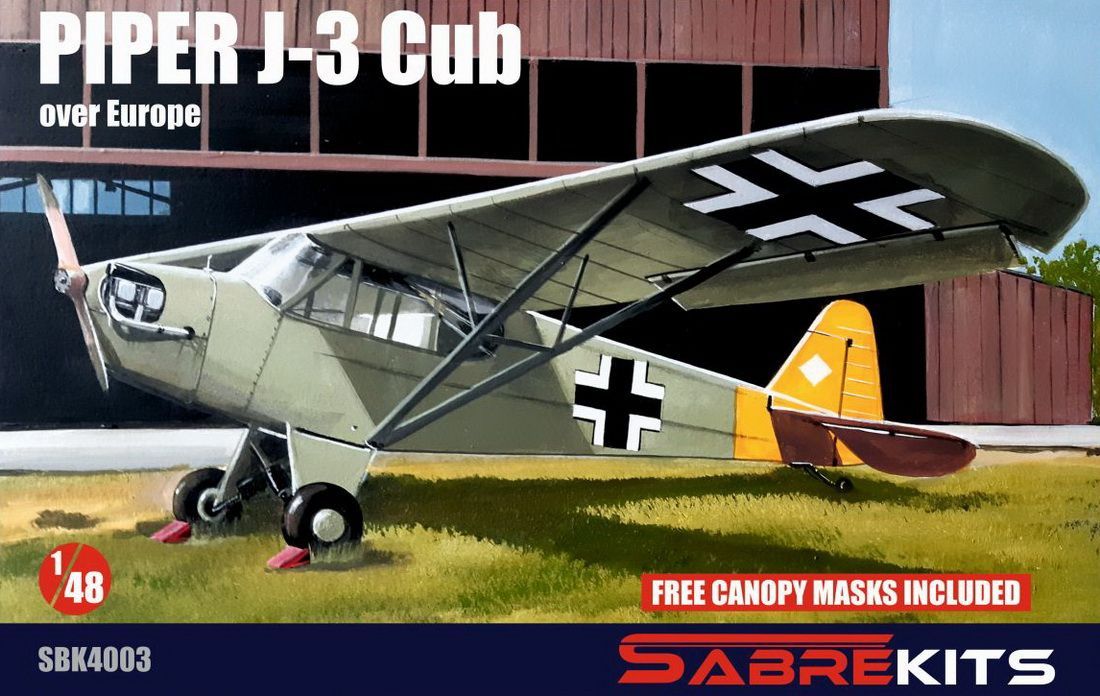 1:48 Piper J-3 Cub 'Over Europe'