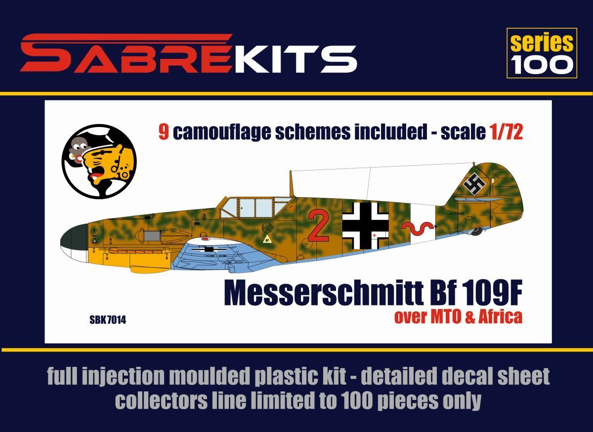 1:72 Messerschmitt Bf 109F over MTO a Africa