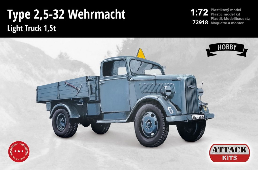 1:72 Opel Blitz (Type 2,5-32) Wehrmacht 1,5t Light Truck