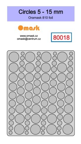 Kolečka 5 - 15 mm (Oramask)