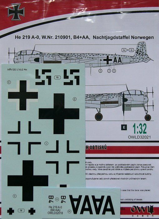 1:32 He 219 A-0 (B4+AA) Nachtjadgstaffel Norwegen