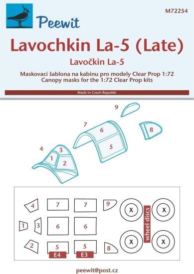 1:72 Lavočkin La-5 (Late) - (Clear Prop)