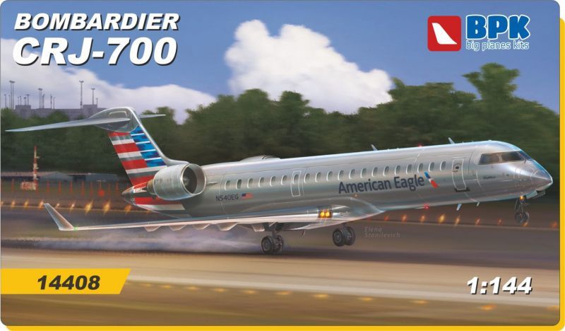 1:144 Bombardier CRJ-700 American Eagle