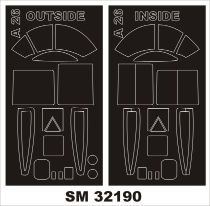 1:32 Douglas A-26B Invader (outside-inside)