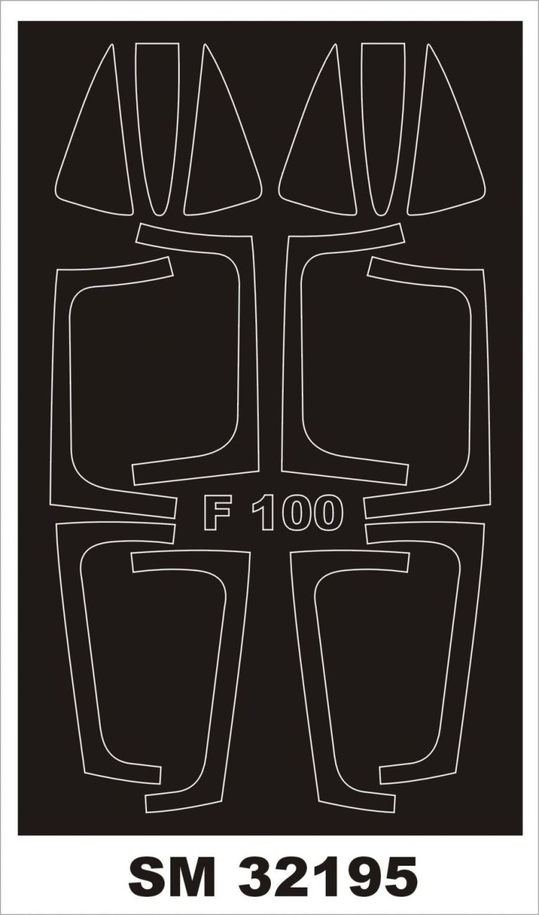 1:32 North-American F-100F Super Sabre (outside-inside)