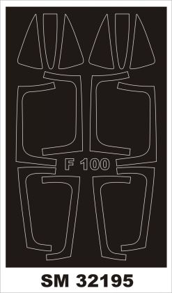 1:32 North-American F-100F Super Sabre (outside-inside)