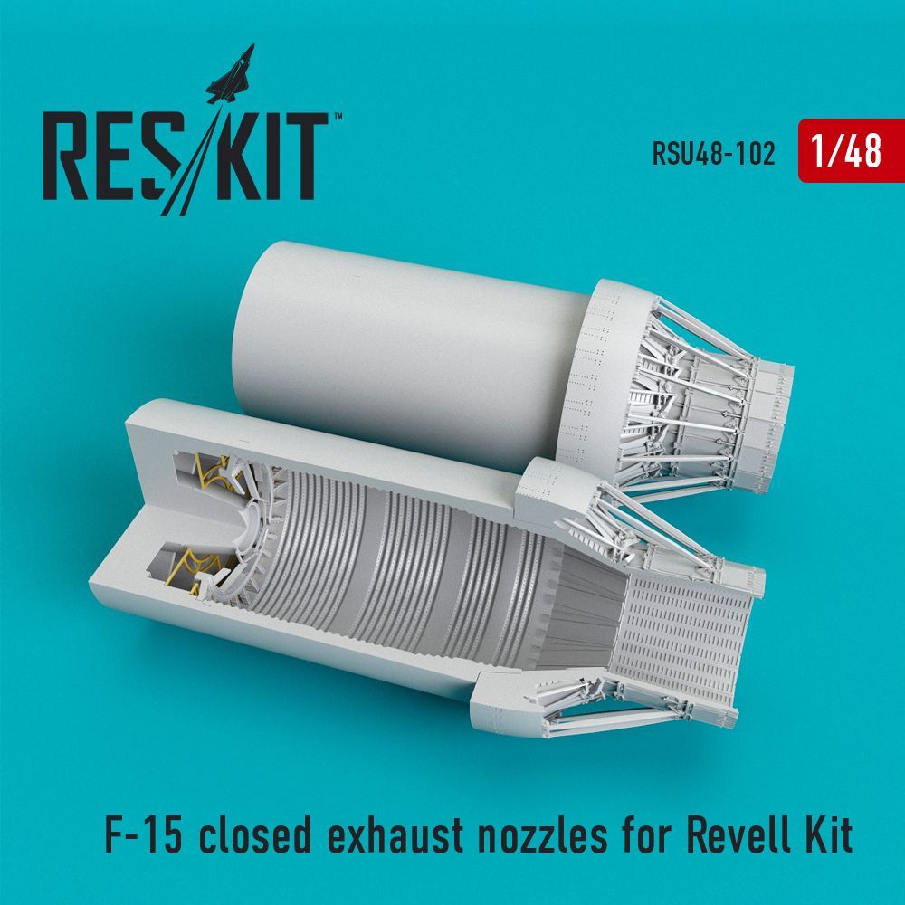 1:48 McDonnell F-15E Eagle closed exhaust nozzles