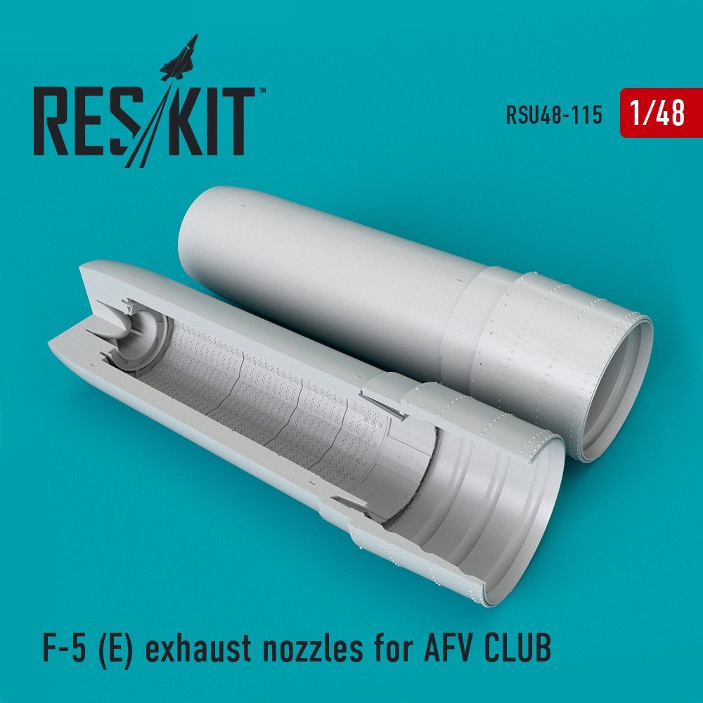 1:48 Northrop F-5E Tiger II exhaust nozzles