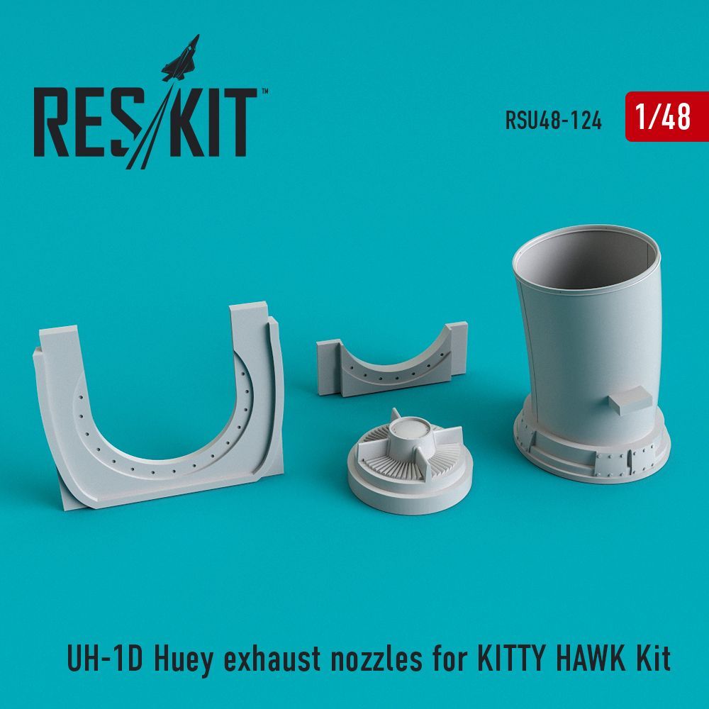1:48 Bell UH-1D Huey exhaust nozzles