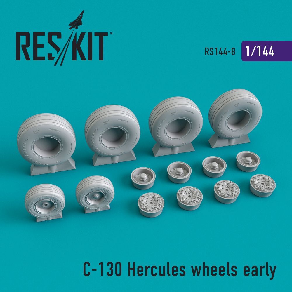 1:144 Lockheed C-130 Hercules wheels early
