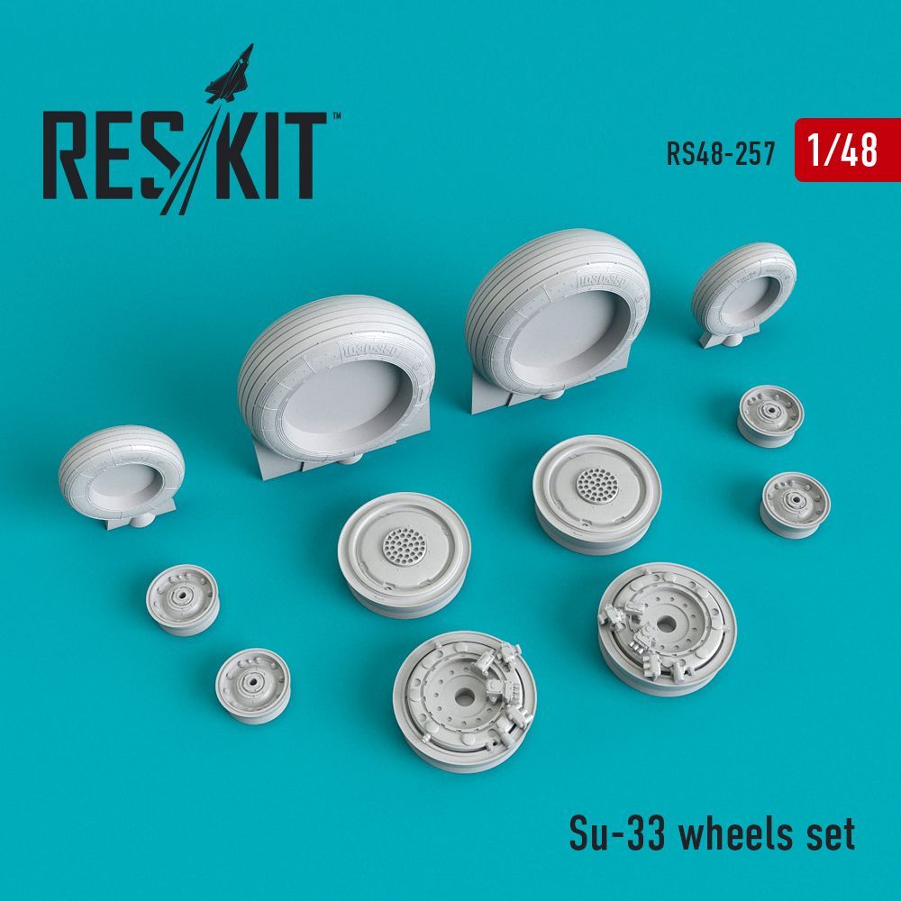 1:48 Sukhoi Su-33 wheels set