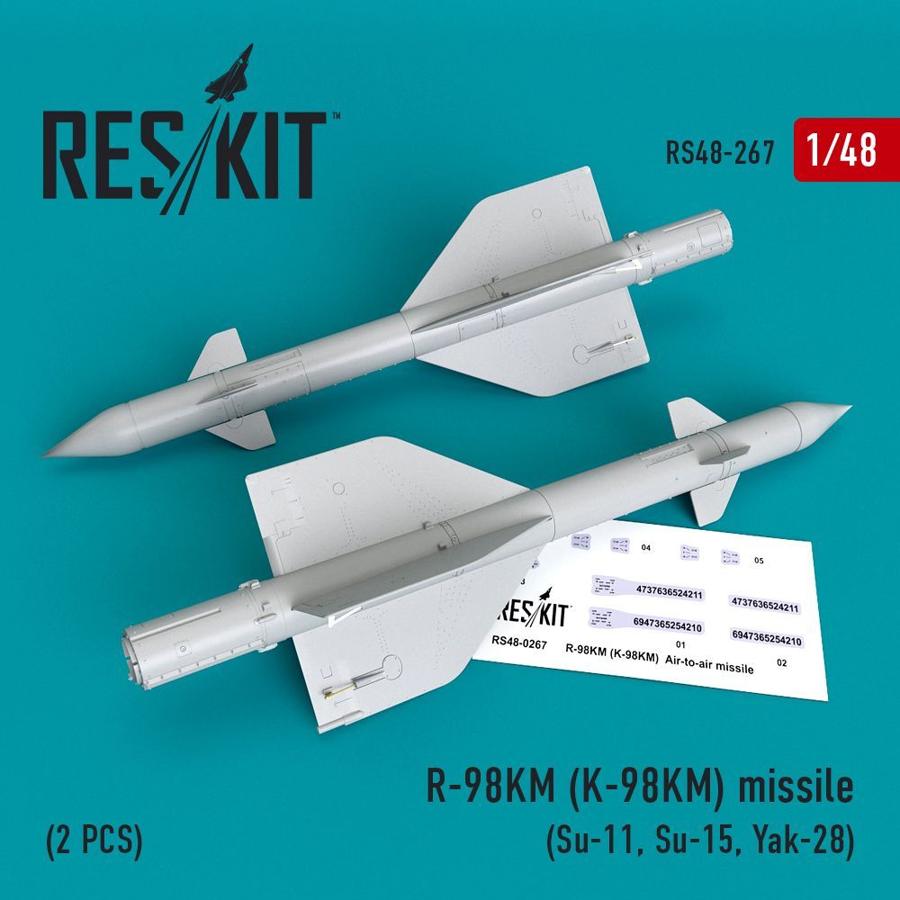 1:48 R-98 KM (K-98KM) missile (2 PCS)