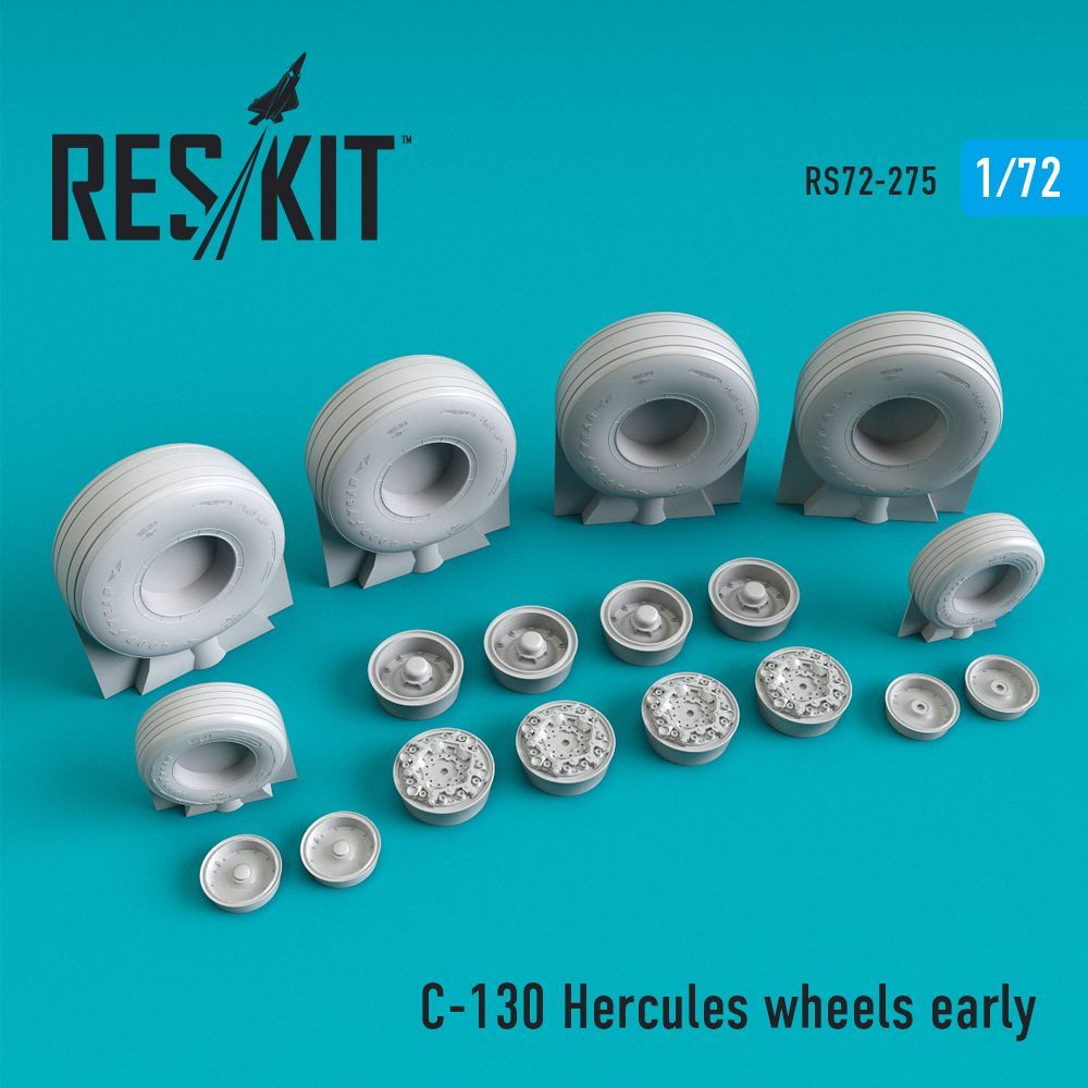 1:72 Lockheed C-130H Hercules wheels early version