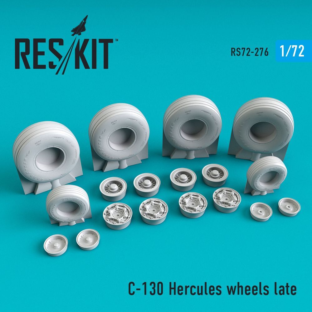1:72 Lockheed C-130H Hercules wheels late version