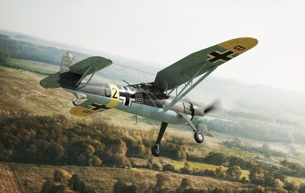 1:72 Henschel Hs 126 B-1 (4x camo)