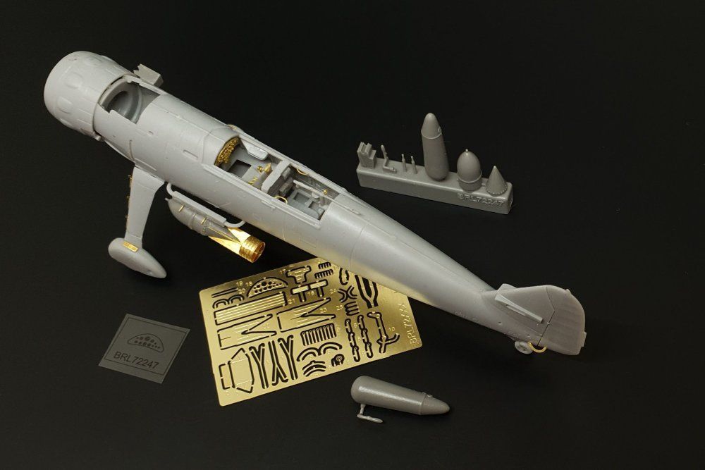 1:72 Hs-126 upgrade resin&PE set (BRENGUN)