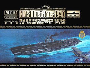 1:700 HMS Illustrious 1940 Deluxe Edition