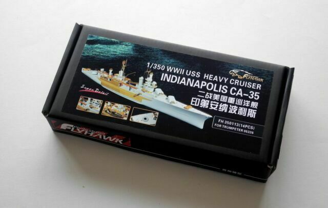 1:350 WWII USS Heavy Cruiser Indianapolis CA-35 Super Detail Parts for Trumpeter