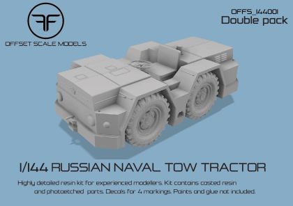 1:144 Russian Naval Tow Tractor - Double pack