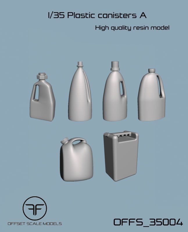 1:35 Plastic canisters A