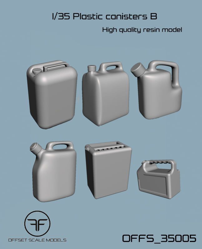 1:35 Plastic canisters B